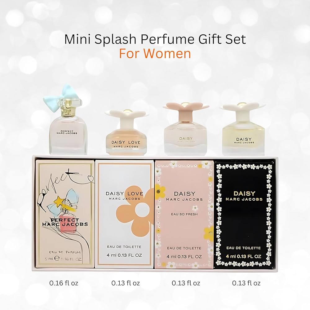 Marc Jacobs Perfume for Women Gift Set   4-Piece Mini Variety