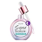 Olay Super Serum Night Repair, Fragrance-Free - Niacinamide, Peptide, Salicylic & Lactic Acid, Glycerin - 5-in-1 Skin Care Benefits - Hydrating, Evens Tone, Reduces Dark Spots, Anti-Aging, 1.0 Oz