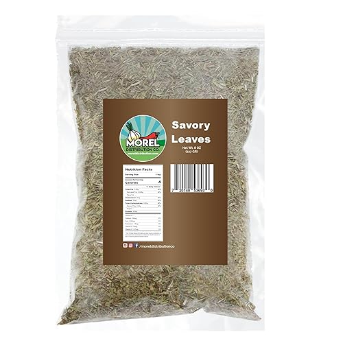 Savory Leaf Cut & Tamizado. Hojas de especias saladas. 2 oz, 8 oz, 1 libra (1) disponible en Yaxa Guatemala