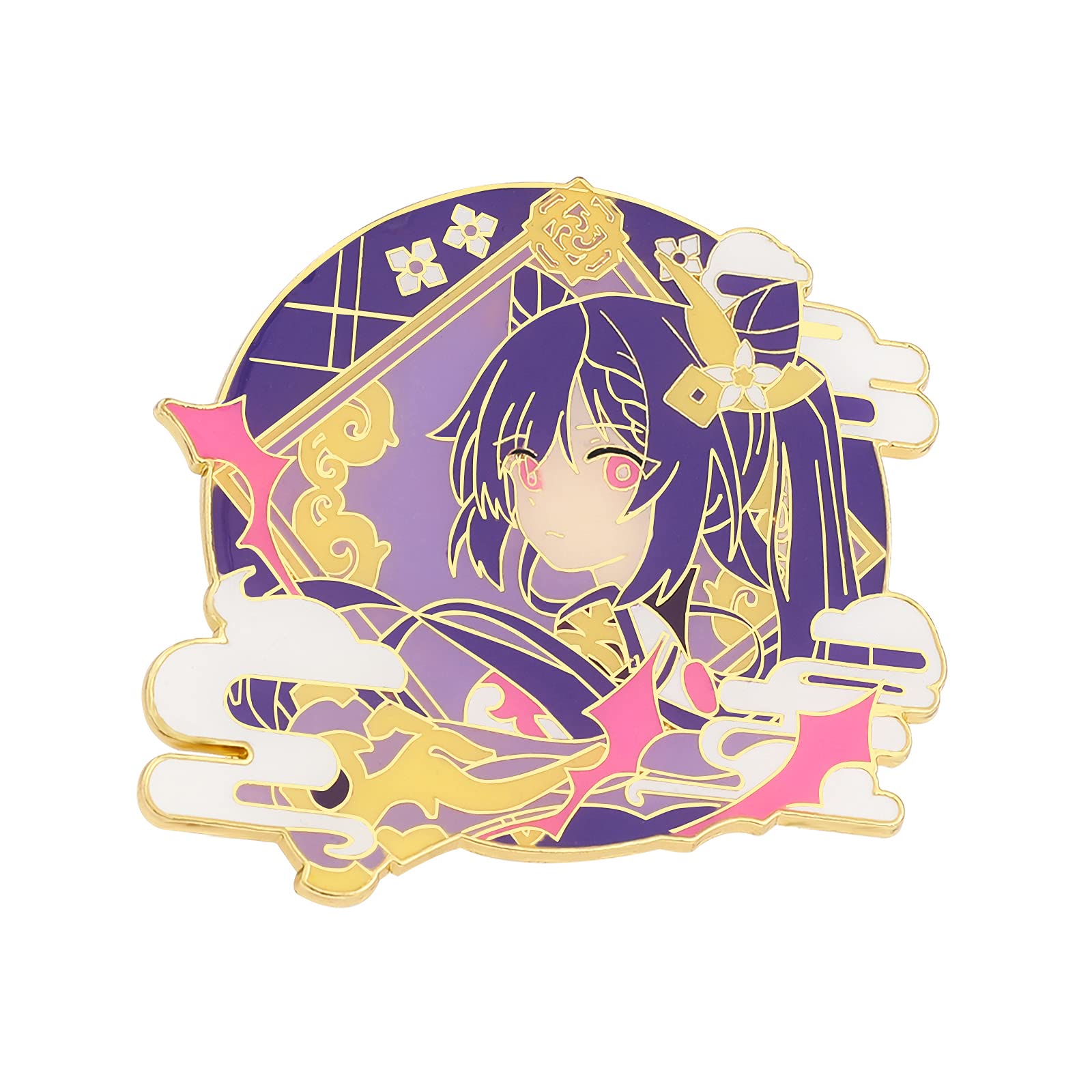 Game Series Enamel Pins Brooch - Game Character Cosplay Metal Lapel Pin Collection, Anime Genshin Merch Keqing Xiao Exquisite Brooches Jewelry Gifts Backpack Bag Accessories