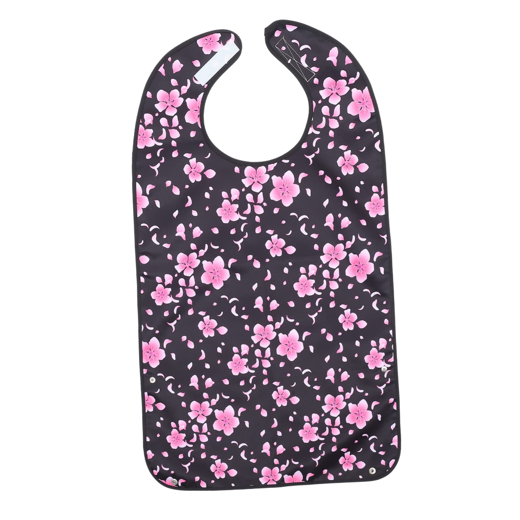 FRCOLOR Adult Bibs Adult Ladies Bib Decorate Polyester Portable Elderly Senior Elderly Eating Cloth