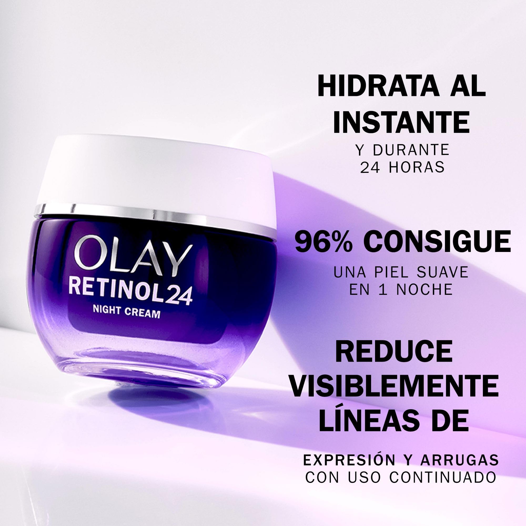 Olay Retinol24 Crema De Noche 50ML Y Olay Vitamin C + SPF30 Crema De Día 50ML. Pack De 2 Cremas. Piel Más Hidratada, Luminosa Y Radiante