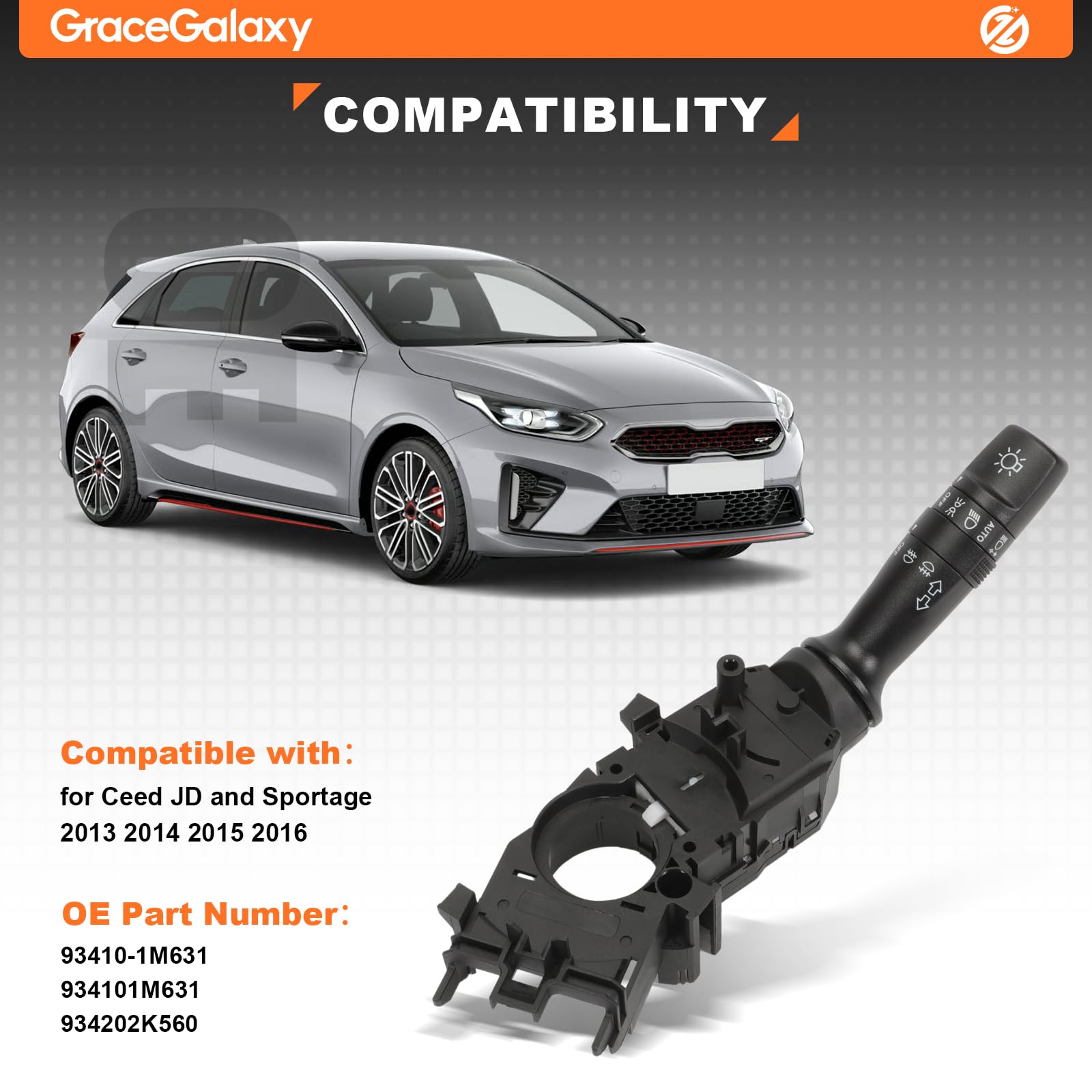 Interrupteur Colonne Direction Kia RIO CEED Hyundai ix35 93410-1M631 | 934101M631 934202K560,TUCSON SONATA 2014-2017,Commutateur colonne direction clignotant