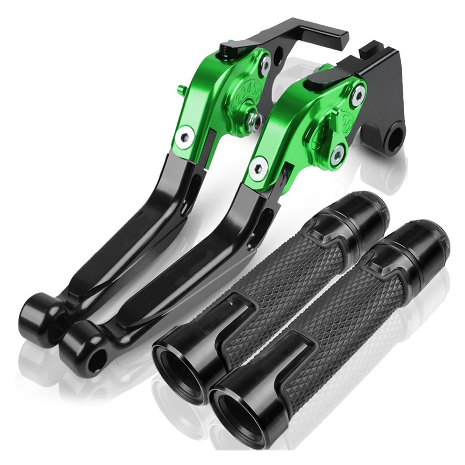 Pbqenxb O Break And Clutch Levers For Kawasaki For Zx6r 2007 2008 2009-2016 Cnc Motorcycle Racing Handle Grips Brake Levers Clutch(O)