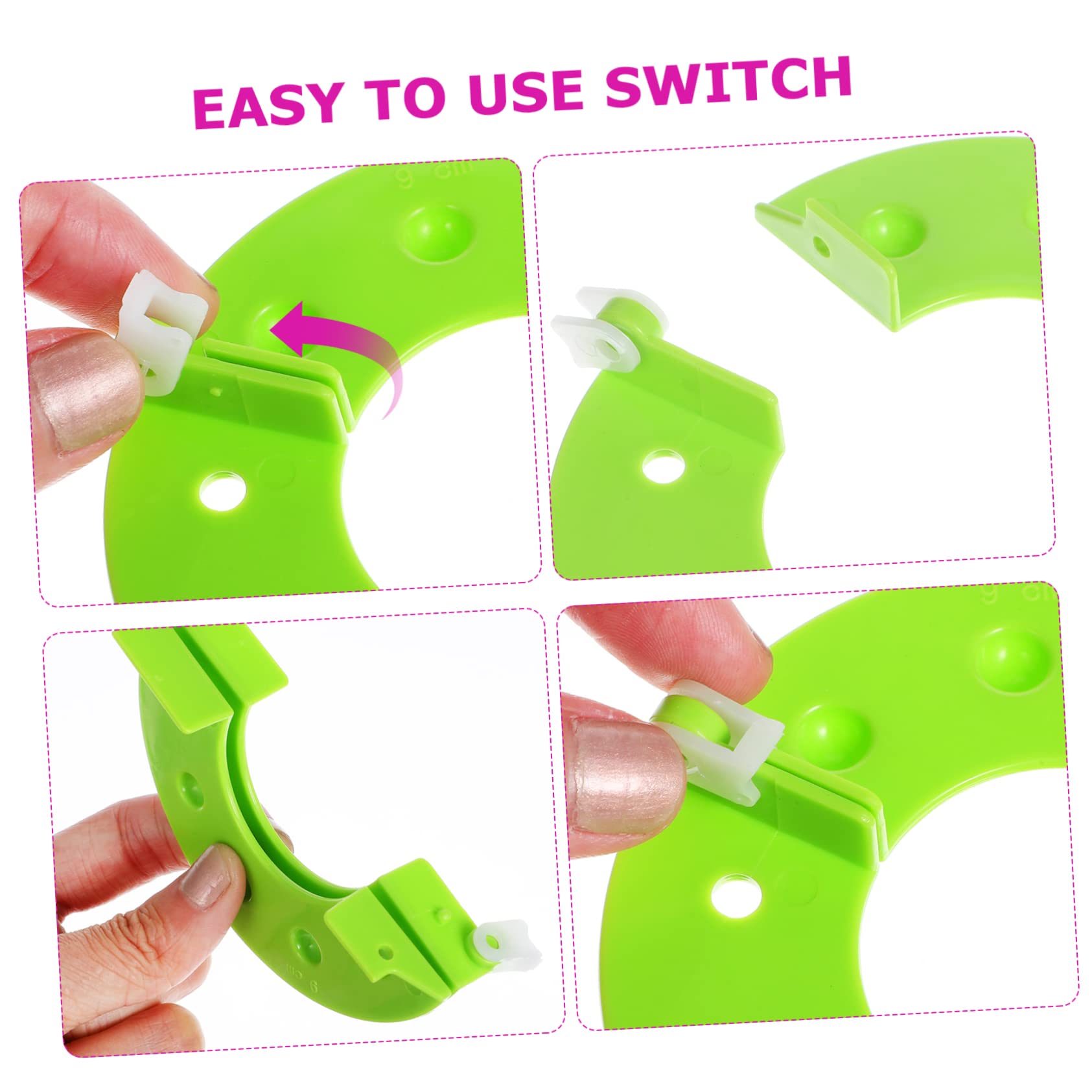 DOITOOL 3 Sätze Teiliges Pompon Maker Mit Bastelwerkzeuge Für DIY Wollknüpfprojekte Für Bastelliebhaber 8 Stücke * 3