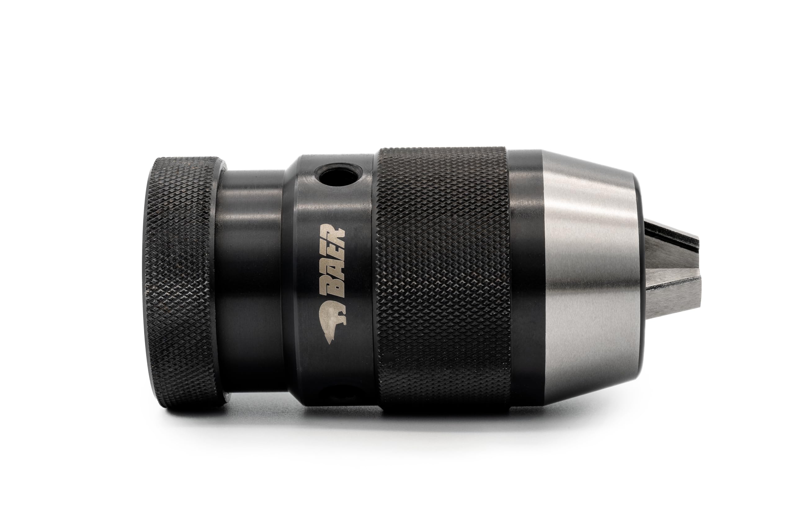 BAER Präzisions-Bohrfutter 0,5–16 mm | Kegeldorn MK 4, B 16, DIN 238 | Schlüssellos & Hohe Rundlaufgenauigkeit (0,08 mm) – Für Bohrmaschinen, Drehbänke & Fräsmaschinen