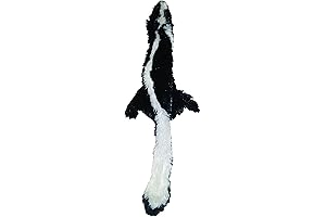SPOT Mini Skinneeez Skunk Dog Toy: Delightful Hide-and-Seek Buddy for Your Furry Friend