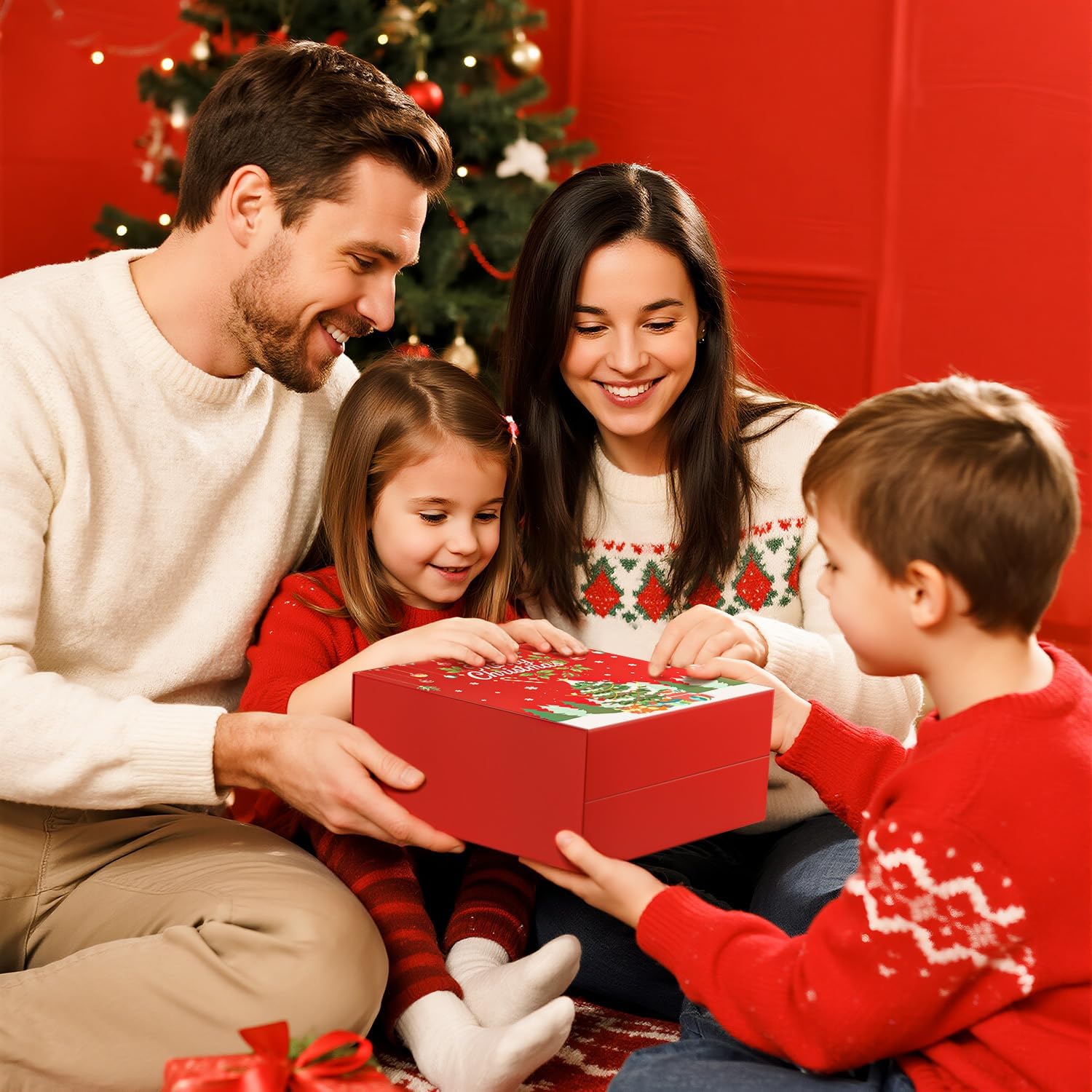 NORVENCE Christmas Candles, Scented Candle Gift Set of 4, Holiday Candles for Women and Men, Perfect Christmas Gifts for Women (Cinnamon, Pine, Vanilla, Jasmine, 14.4 oz) - Image 7