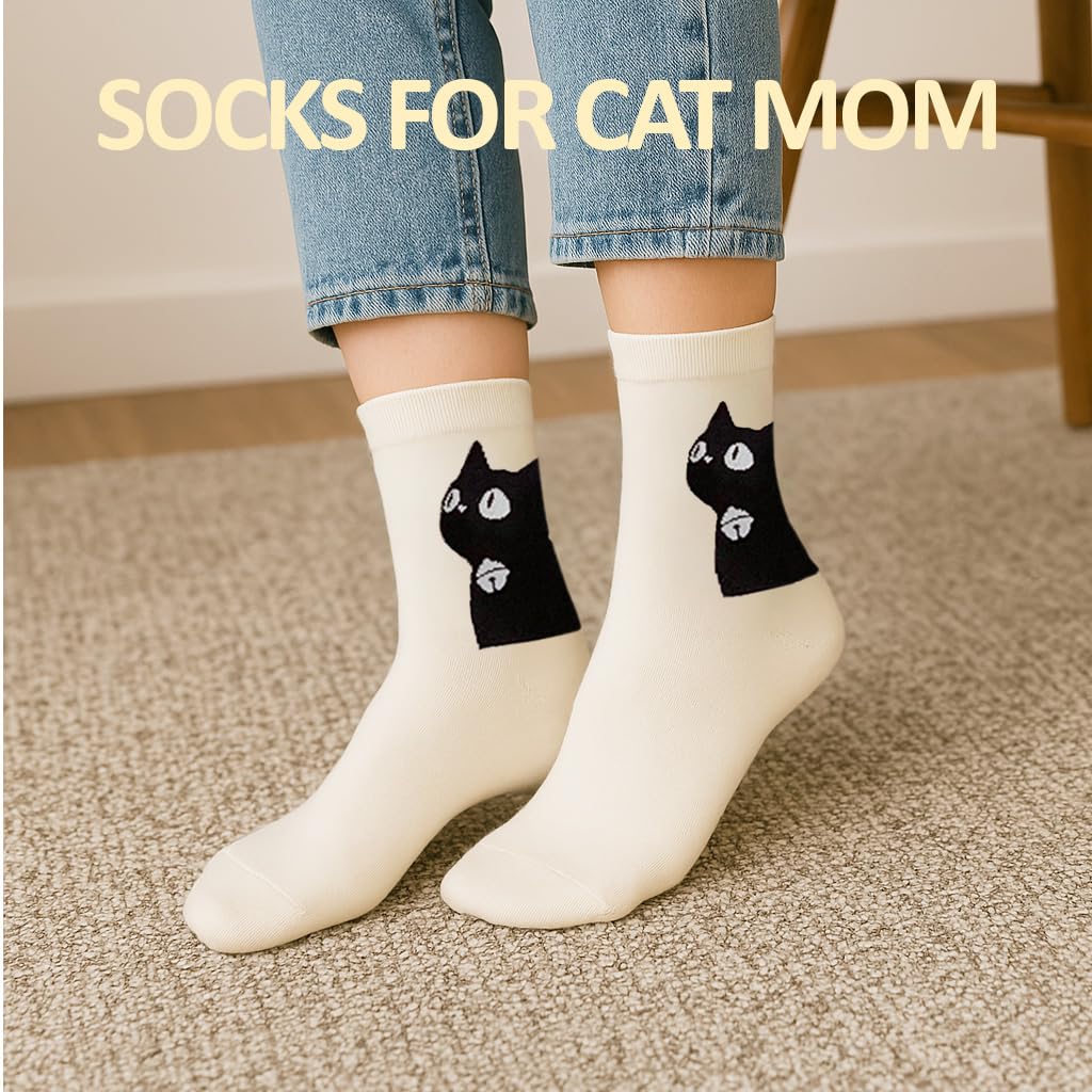 LUICONMO Cat Mom Gifts, Cat Lover Gifts For Women, Mothers Day Gift For Mom Cute Cats Themed Gift For Crazy Cat's Lady, Women, Daughters with 16oz Glass cup