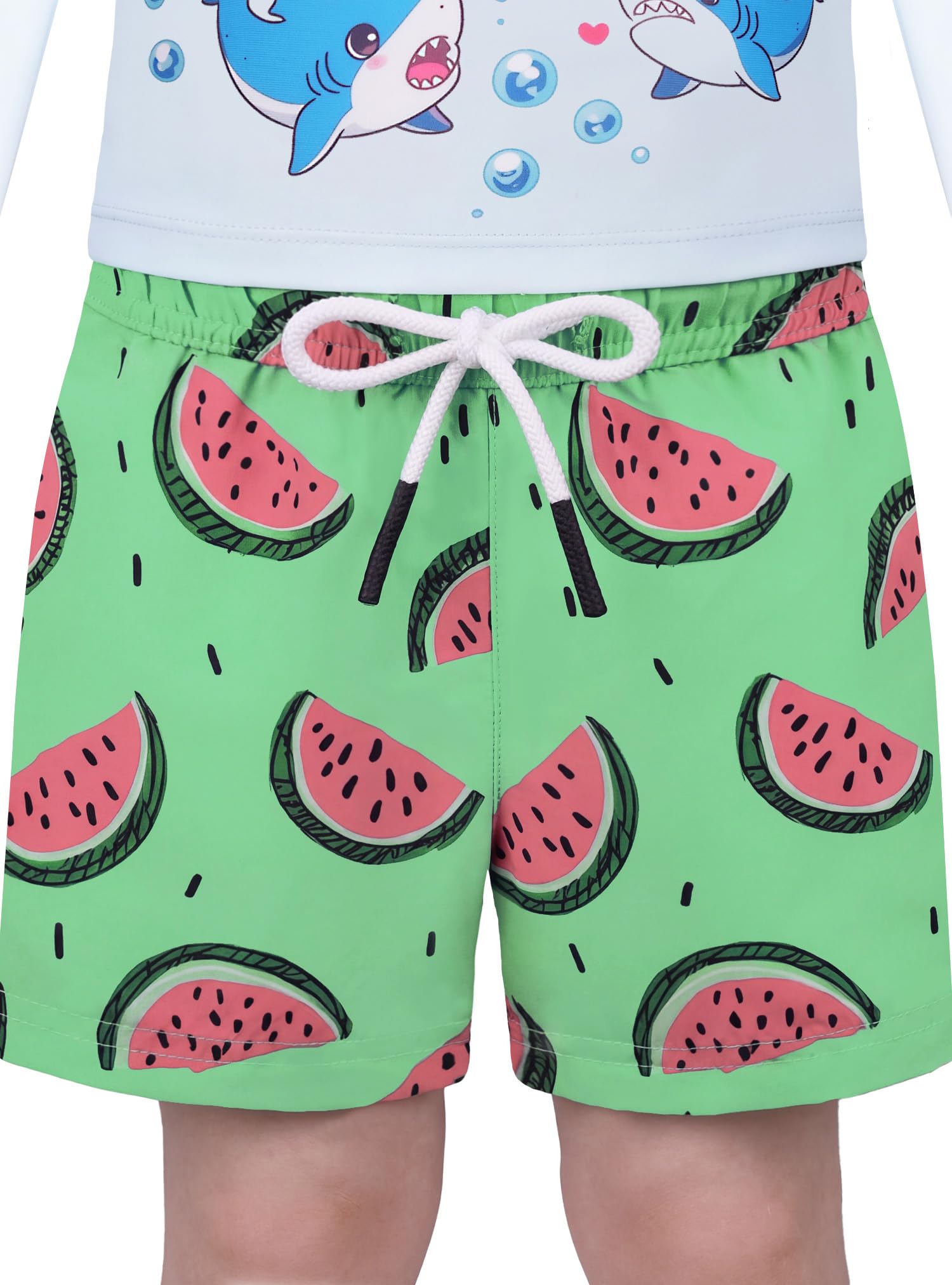 BliBliTaTa Jungen Badeshorts Schnelltrocknend mit Stretch-Kompressionsfutter, Strandshorts für Kleinkinder, Größe 2 Jahre bis 6 7 8 10 12 14 16