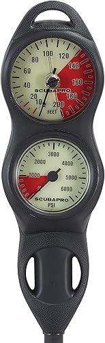 SCUBAPRO Consola de buceo U-Line de calibre 2, PGPSI DGFT