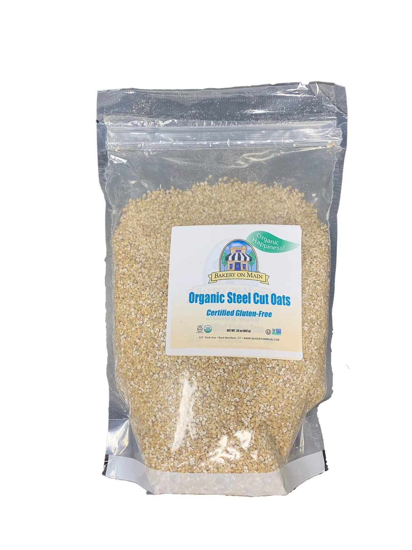 Bakery on Main Happy Oats Organic Steel Cut Oats USDA Organic  | amzdealz