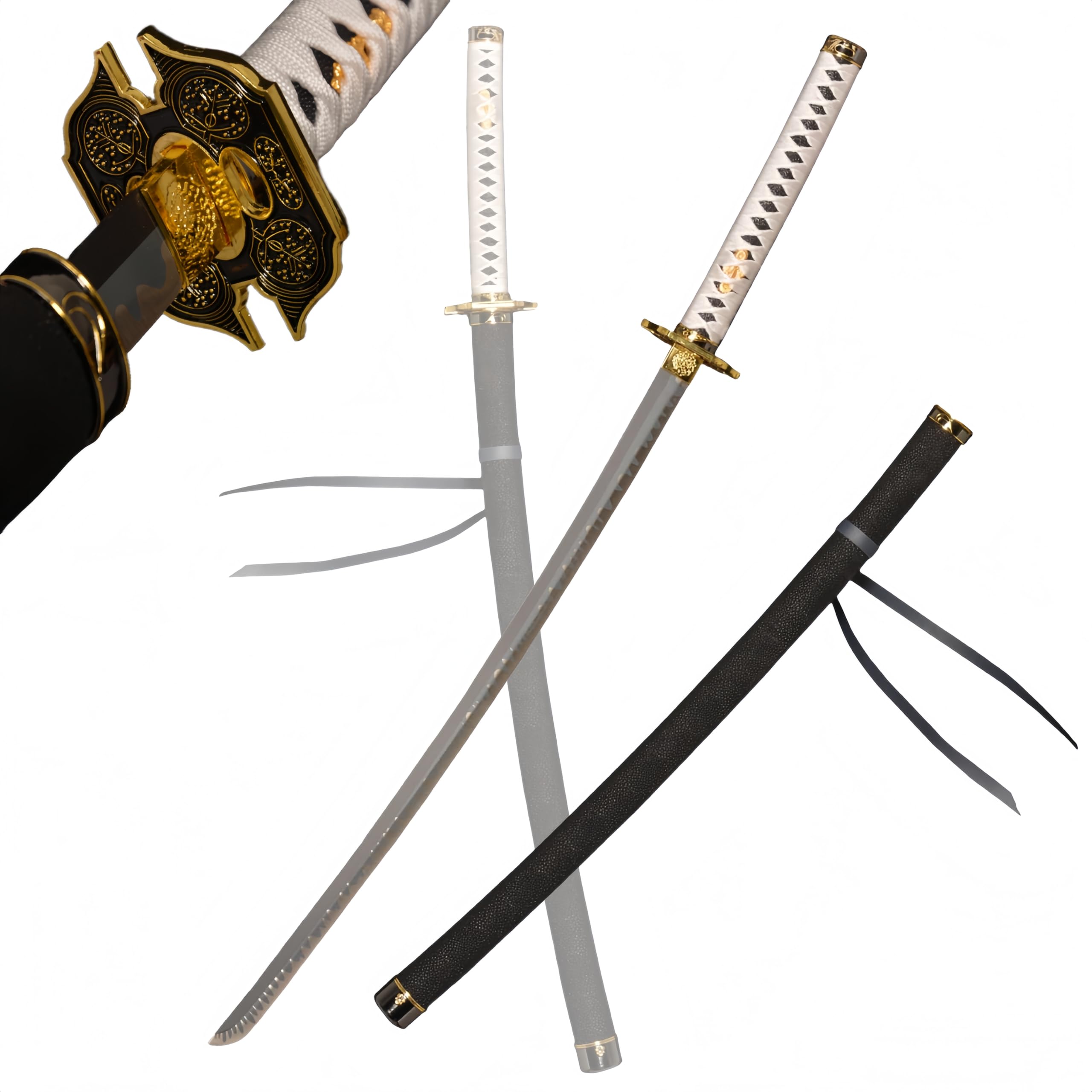 Yamato - Skill is Judgement Cut - Used by Sparda/Vergil/Nero/Dante - Sword Length is About 103 cm/40.5″ - Carbon Steel Blade - Sheath with Straps - Cosplay Prop Anime Sword