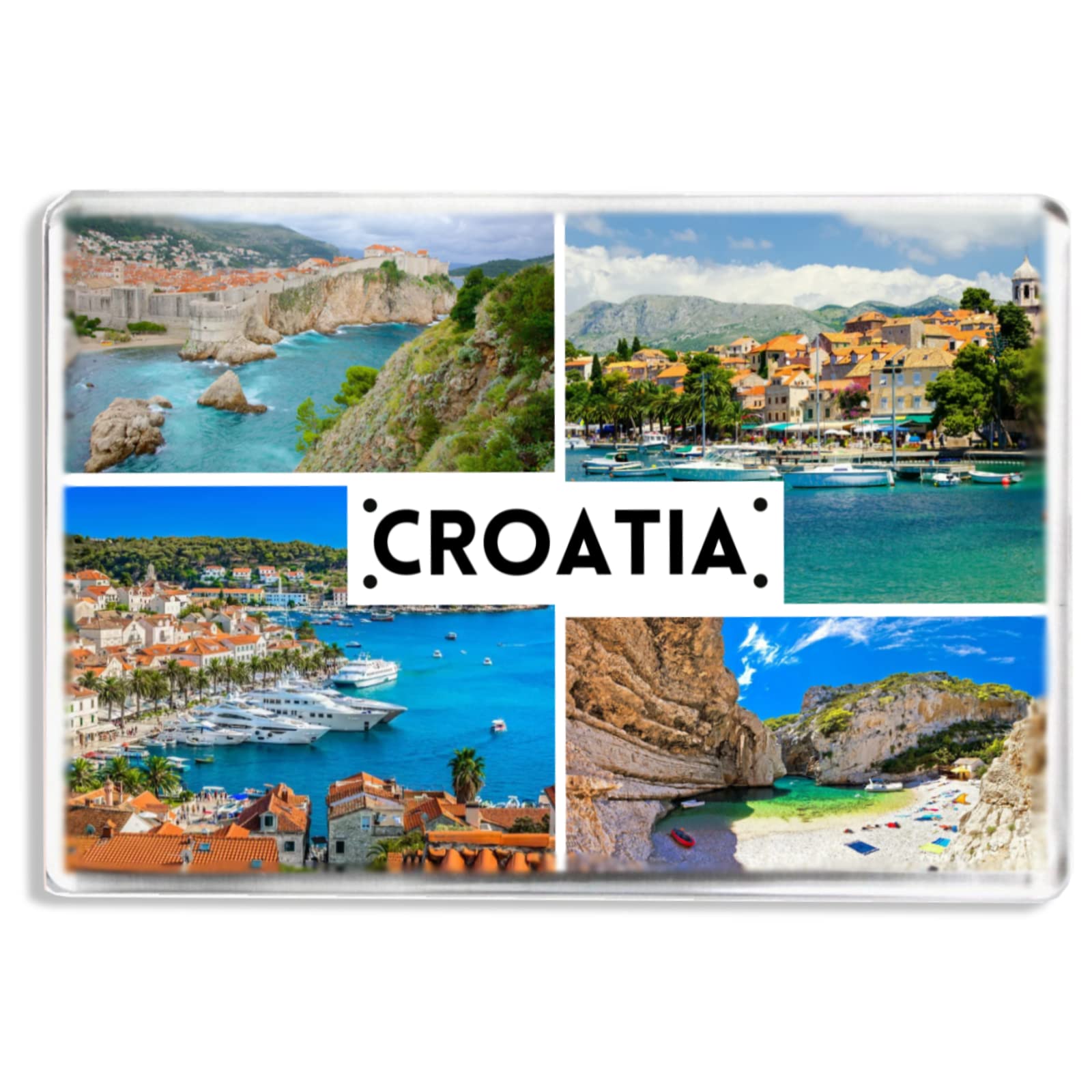 Croatia - Souvenir Tourist Fridge Magnet - Novelty Keepsake Gift