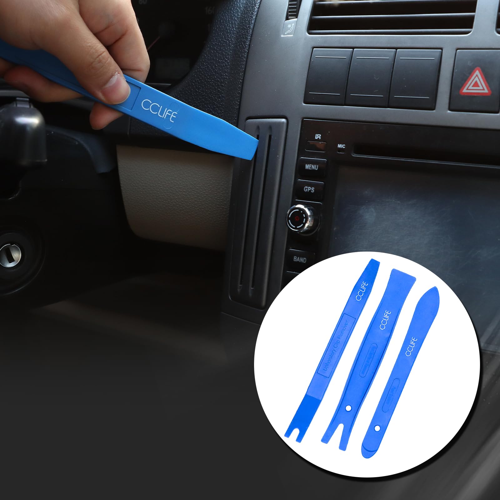 Jeu De 6 Clés De Démontage D'Autoradio - Acier Inox, Compatible VW, Audi, Ford, Mercedes