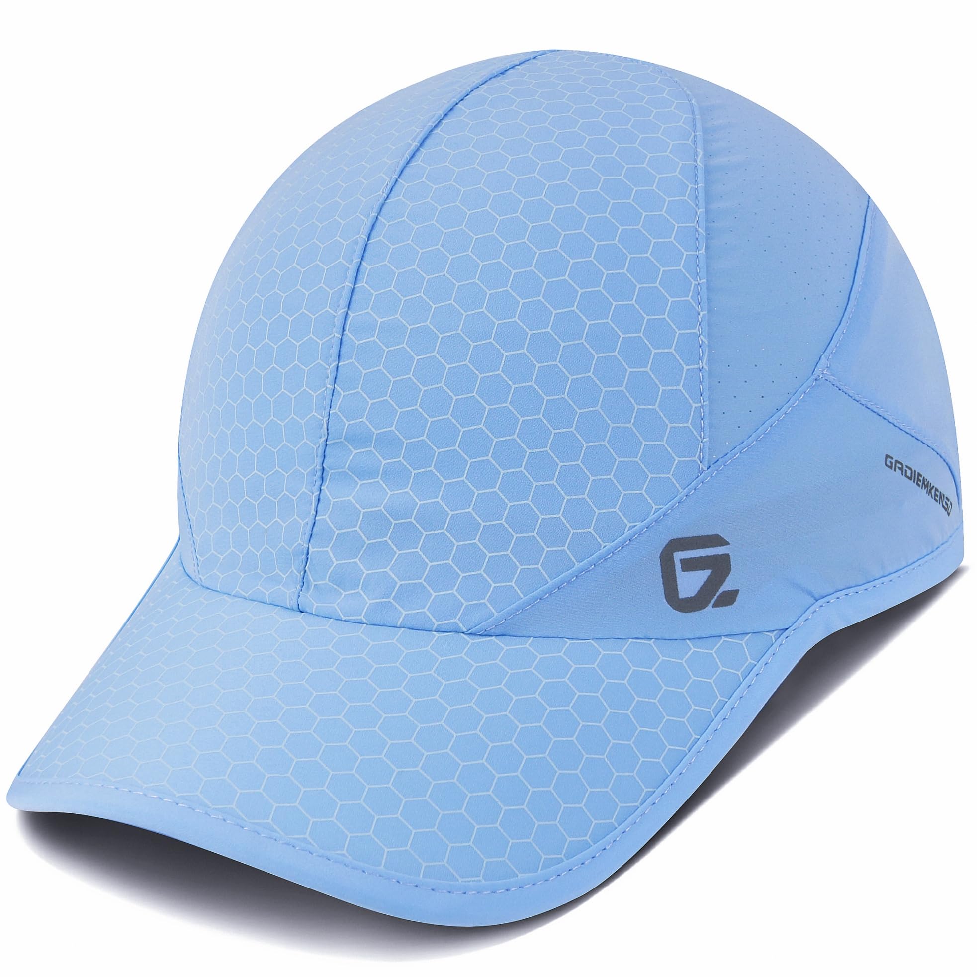 GADIEMKENSD Stretch Running Hat with Soft Brim, Quick Dry, Unstructured, Unisex-Adult