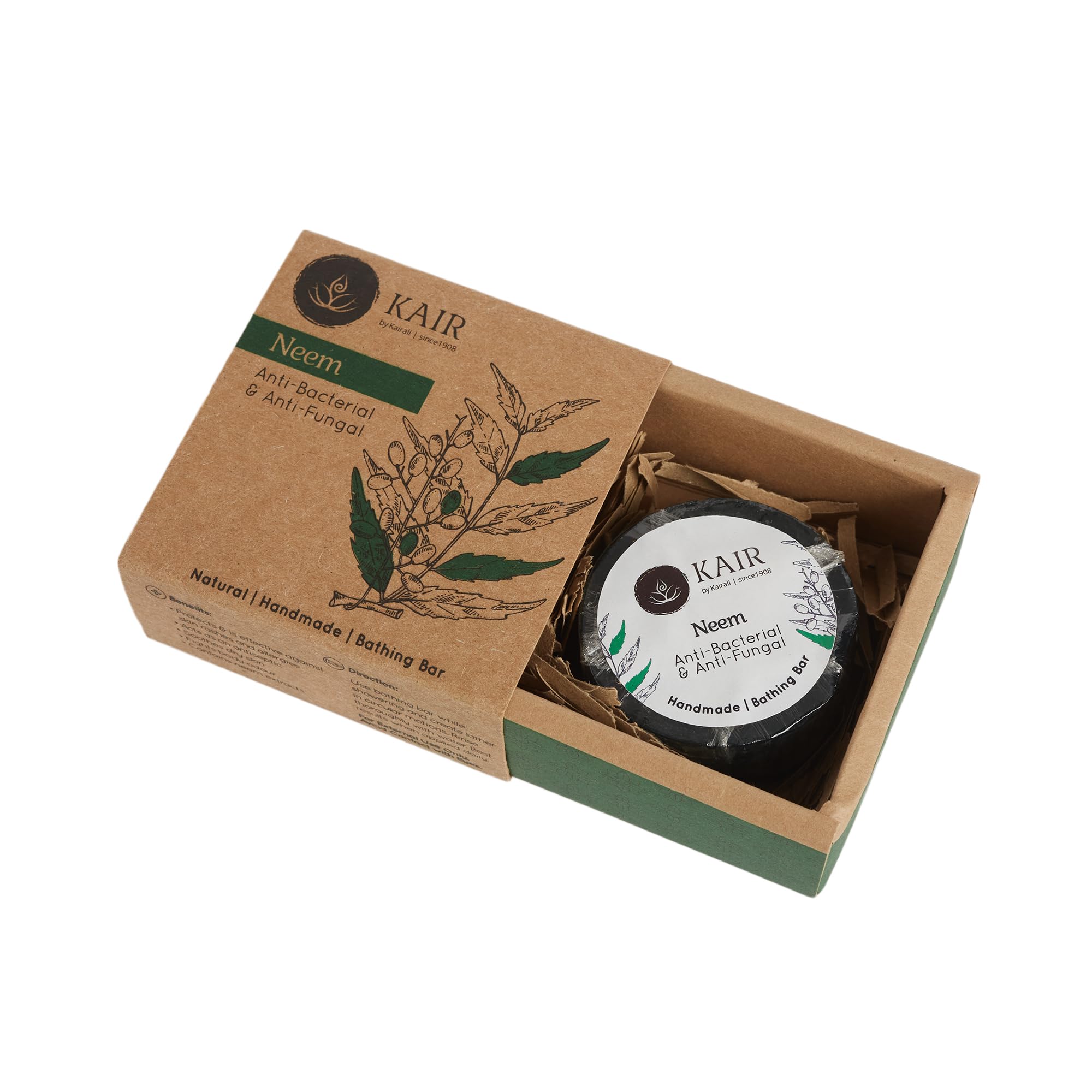 KairaliNeem Soap | Ayurvedic & Herbal Ingredients | For Men & Women (100g)