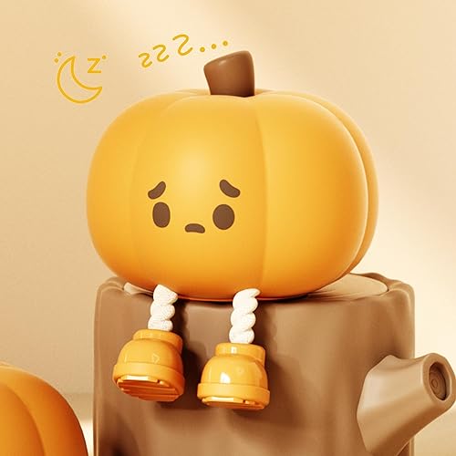 Cute Pumpkin LED Night Light, 3 Level Dimmable Nursery Nightlight,