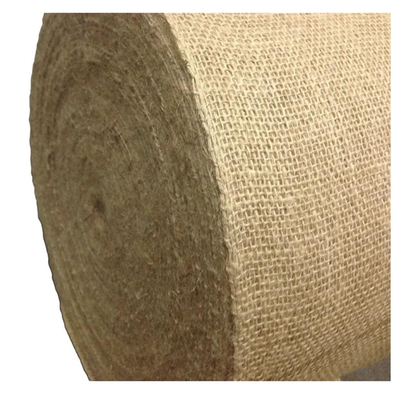 Rollo de tela de arpillera natural de 14 pulgadas de ancho, rollo de arpillera de 5/10 yardas (5 m) de material de yute de alta calidad para manualidades y decoración del hogar