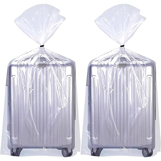 Clear Plastic Luggage Cover 10 Pieces