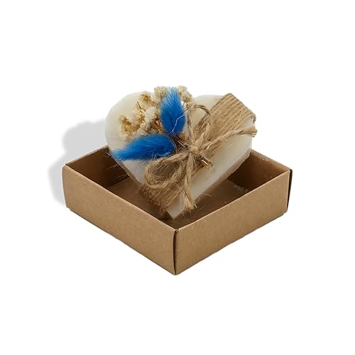 Miniatura 3 de Juego de 12 regalos de baby shower para invitados, regalo de jabón de corazón perfumado hecho a mano para bebé, regalos de despedida de soltera a