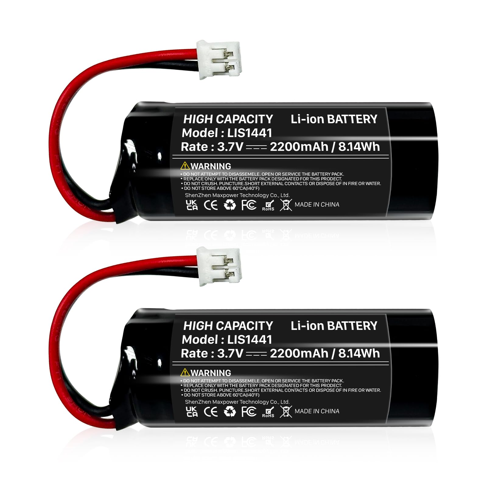 2 x 2200 mAh LIS1441 LIP1450 akumulator, pasuje do Sony PS3 Playstation 3 Move Motion Controller, Playstation Move CECH-ZCM1E, CECH-ZCM 1U