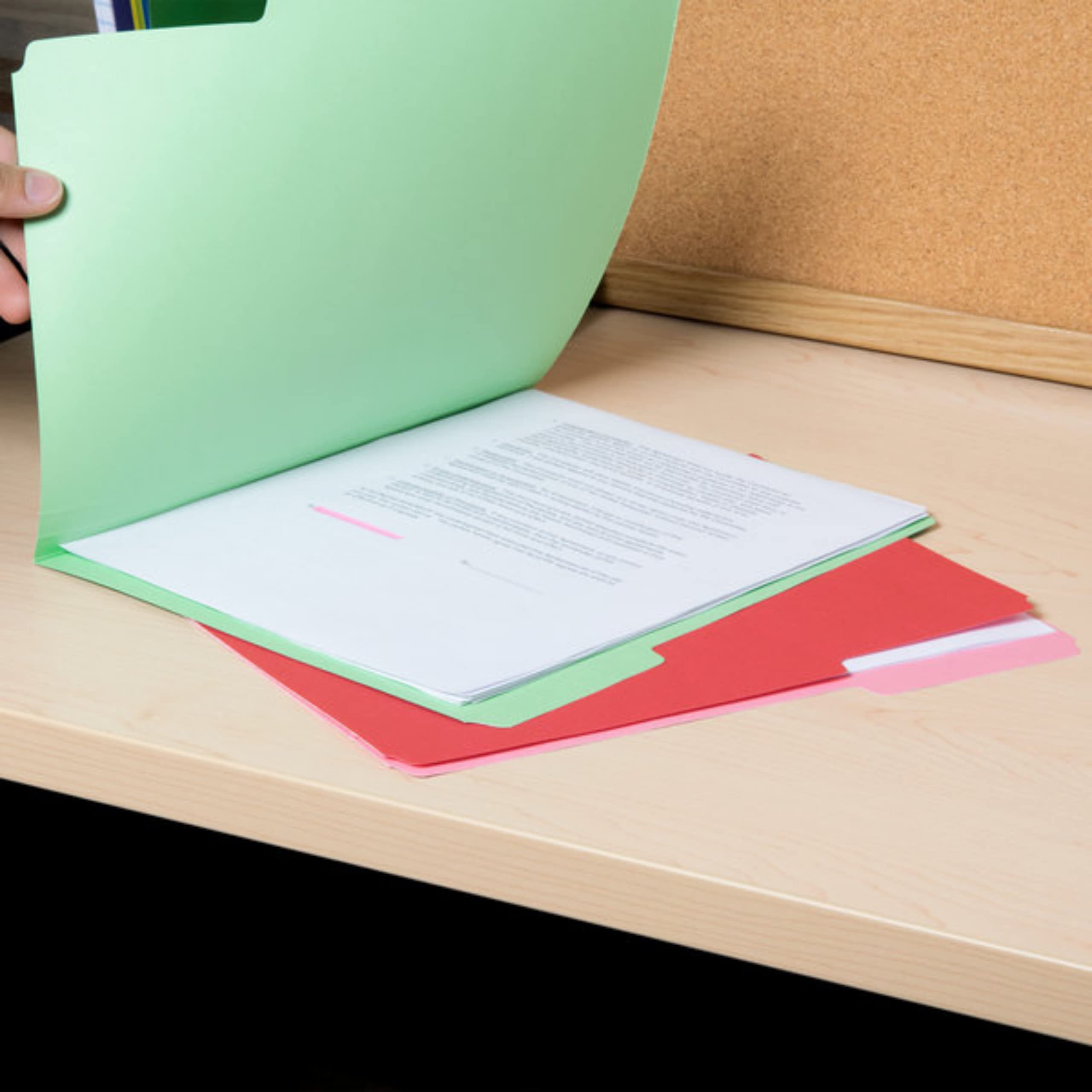 1InTheOffice Plastic File Folders, Poly File Folders Folder Organizer - View #6