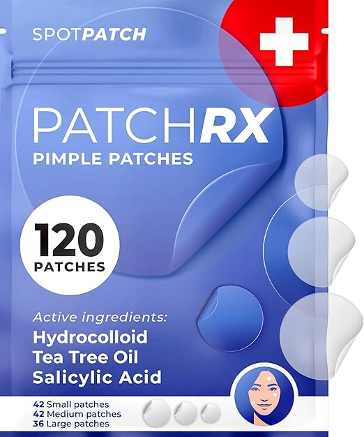 PatchRx Salicylic Acid Pimple Patches - Effective Acne Treatment