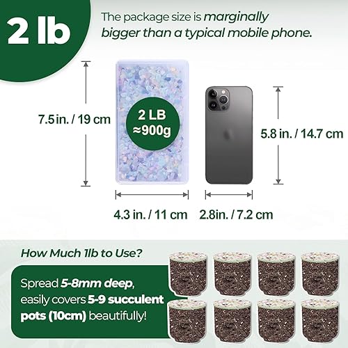 Miniatura 3 de T4U Chips de cristal de cuarzo triturado de piedra de 0.5 libras, grava pequeña decorativa a granel, mini piezas de rocas pulidas para manualidades,