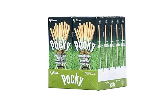 Miniatura 69 de Pocky - Palito de galletas, té verde matcha, 2.47 onzas (paquete de 10)