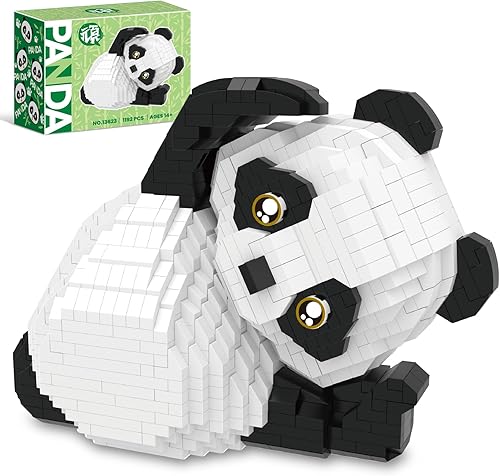 Miniatura 7 de QLT - Kit de bloques de construcción de micromicrobloques de construcción con diseño de gato azul, juguetes de construcción para adultos, niños y