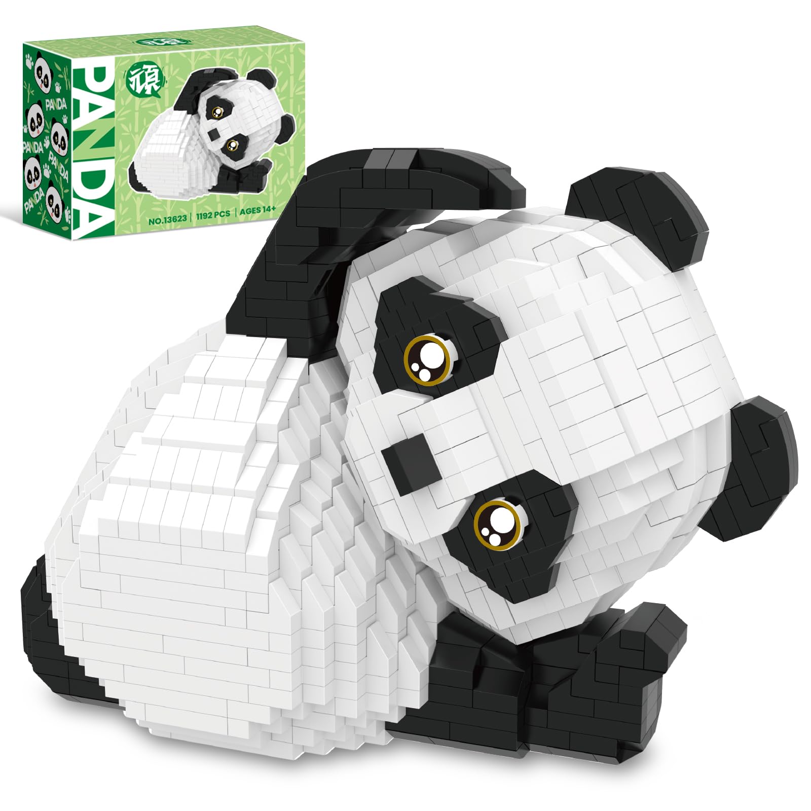Amazon.com: Panda Micro Mini Building Toy Bricks for Adults, 1192