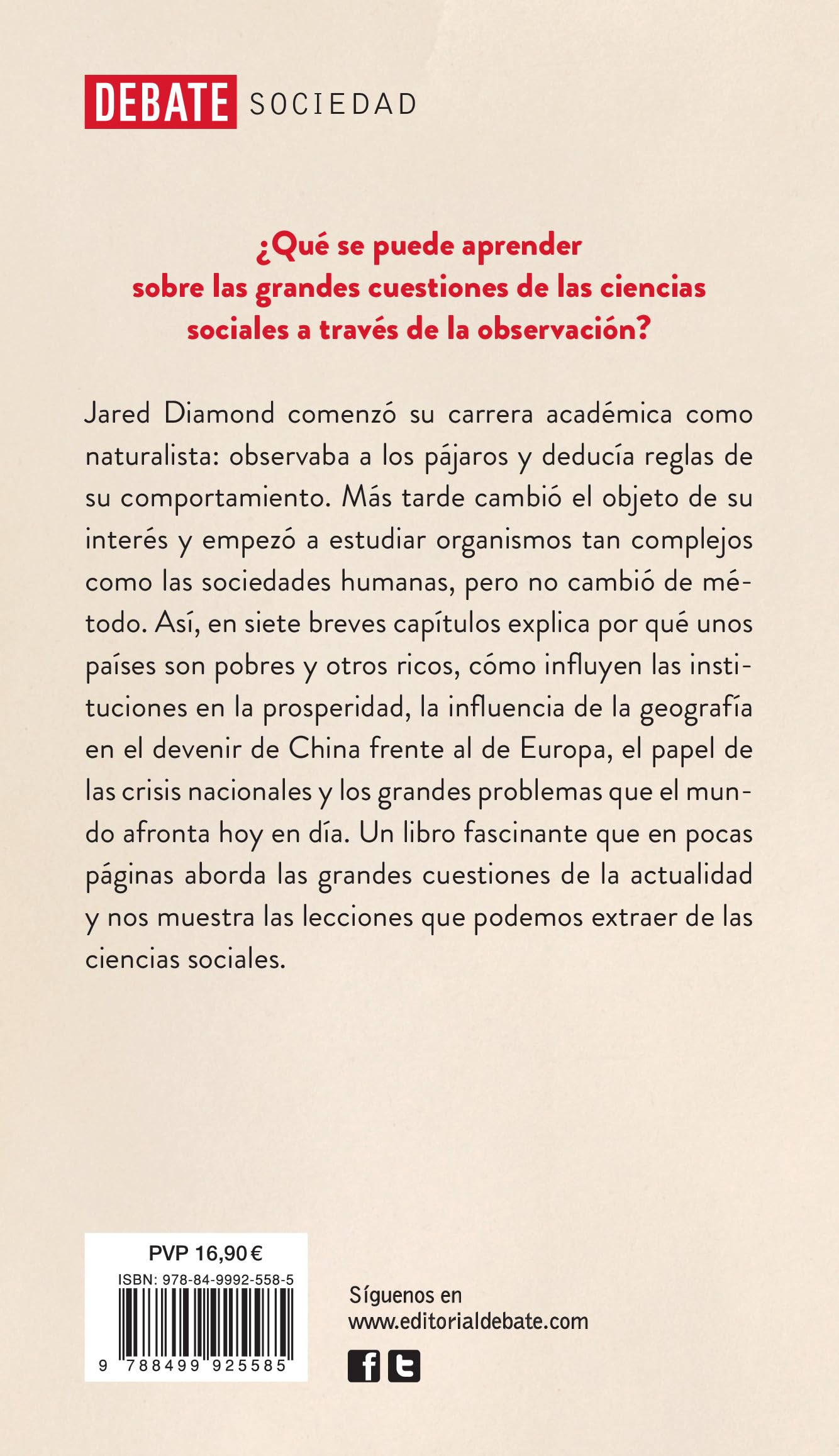 Sociedades comparadas: Un pequeño libro sobre grandes temas