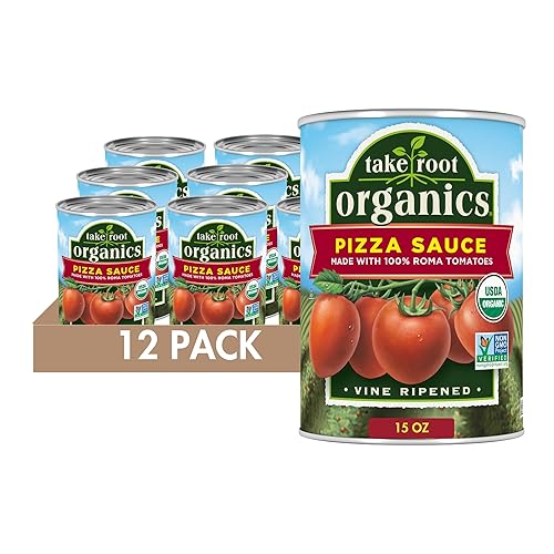 Take Root Organics Salsa para pizza, 15 onzas, paquete de 12