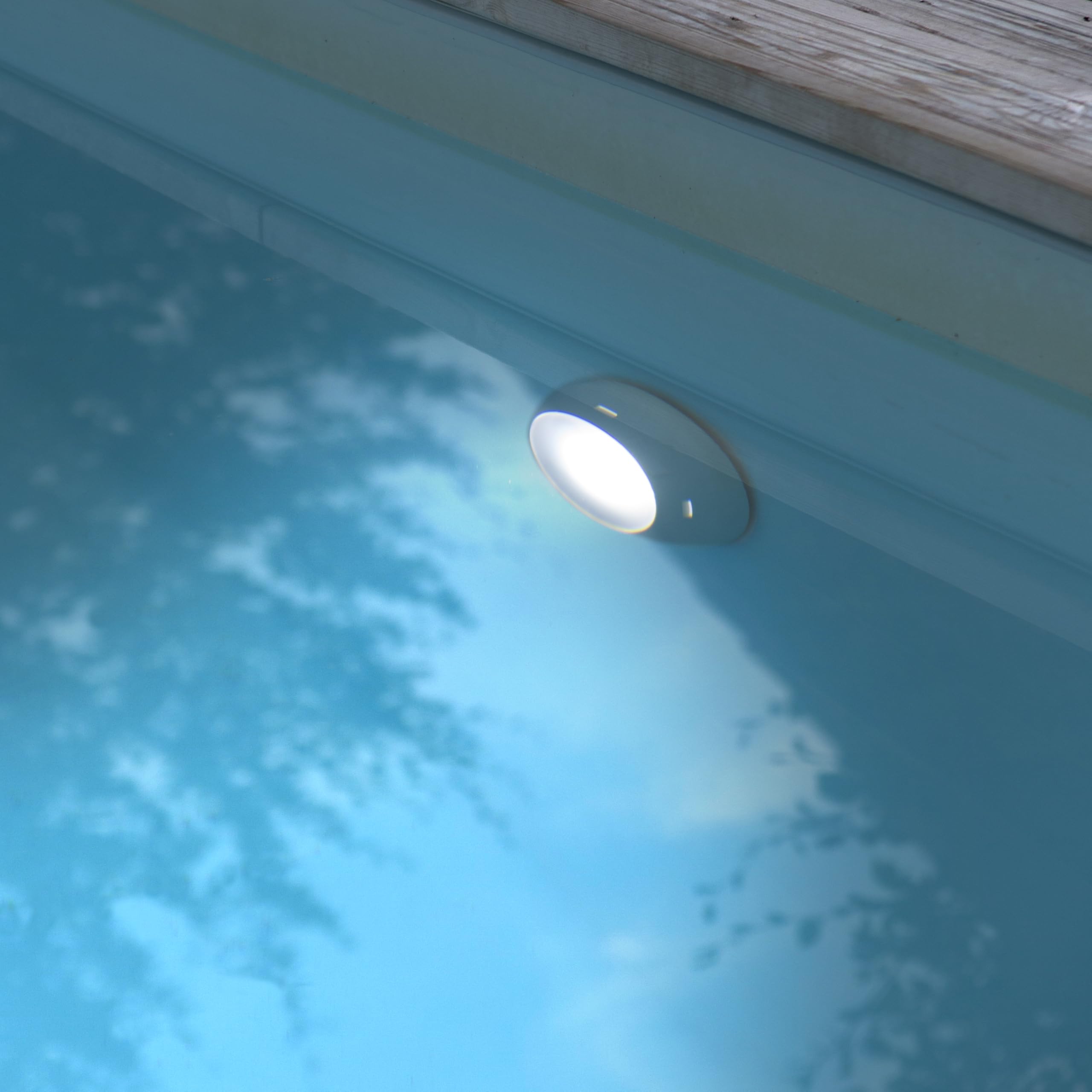 Gre PLREC - Illuminazione per piscine. 12 Led Proiettore, vari colori di luce, per piscina interrata, 27 W. Luce per piscine.