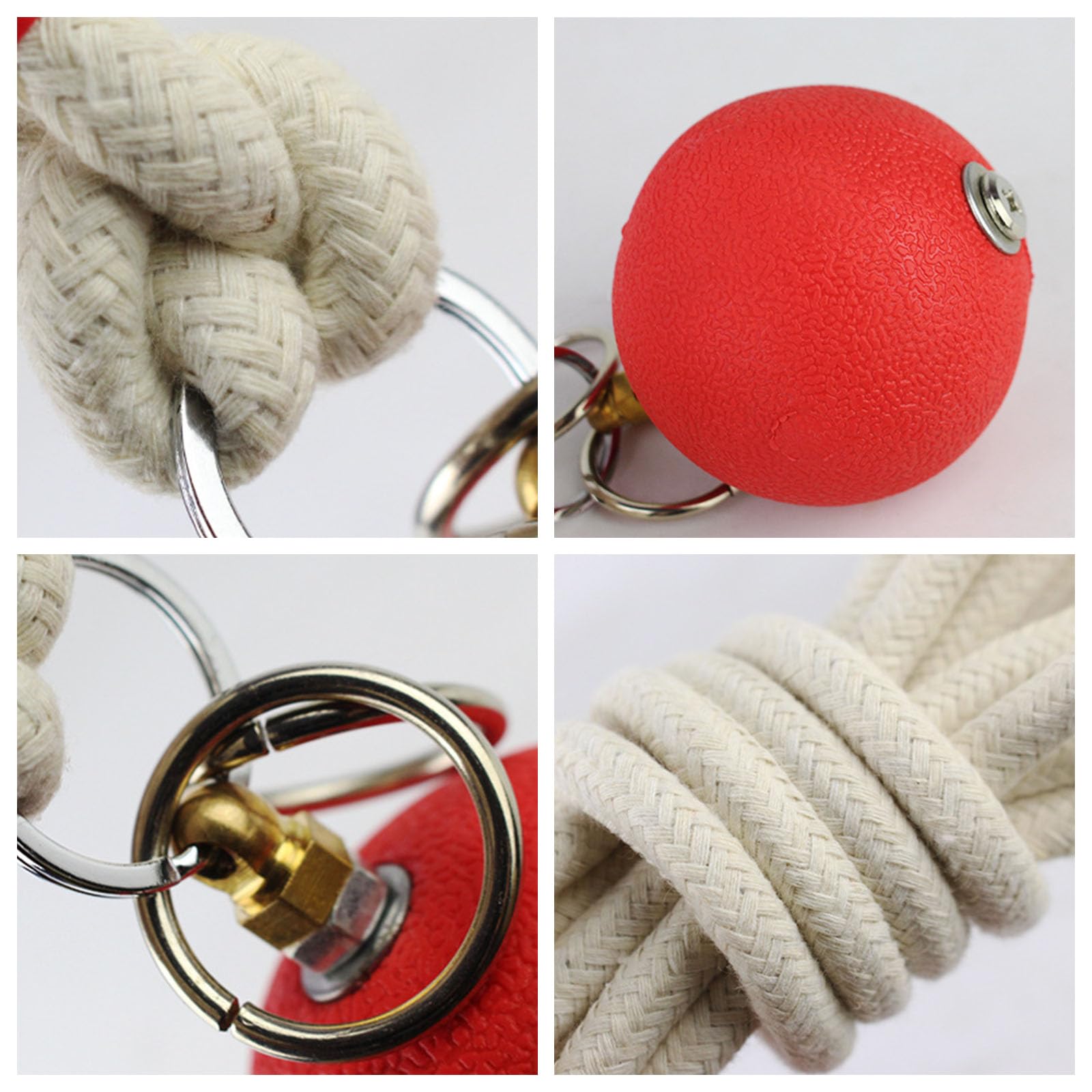 Strapazierfähiger Gummi-Fitness-Hammer, Trainingsgerät, Schulterentlastungsball, Schwung-Trainingsgerät für Wushu-Kunstübungen, Haltbarkeit, Gummi-Meteor-Ball