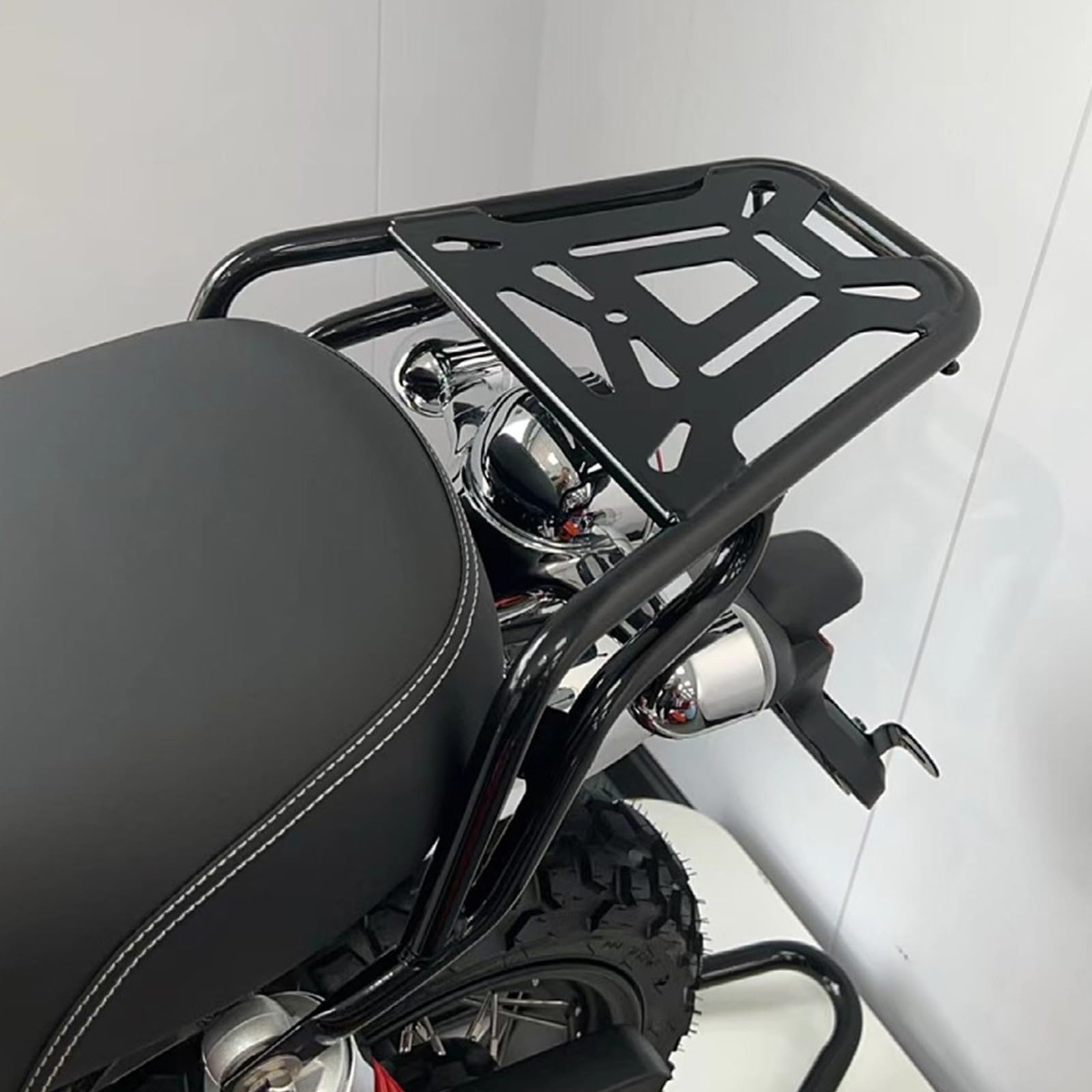 Motorrad Gepäckträger Vergrößerung Bagtecs GV1 Universal Erweiterungsplatte Schwarz A642036 0
