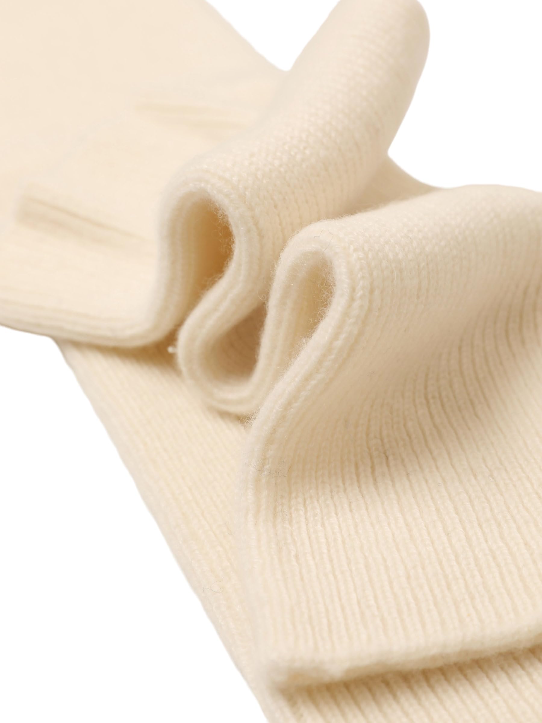 Legginsy damskie w 100% z kaszmiru - eleganckie, miękkie ciepłe getry z siateczki na zimę, do jogi i na co dzień