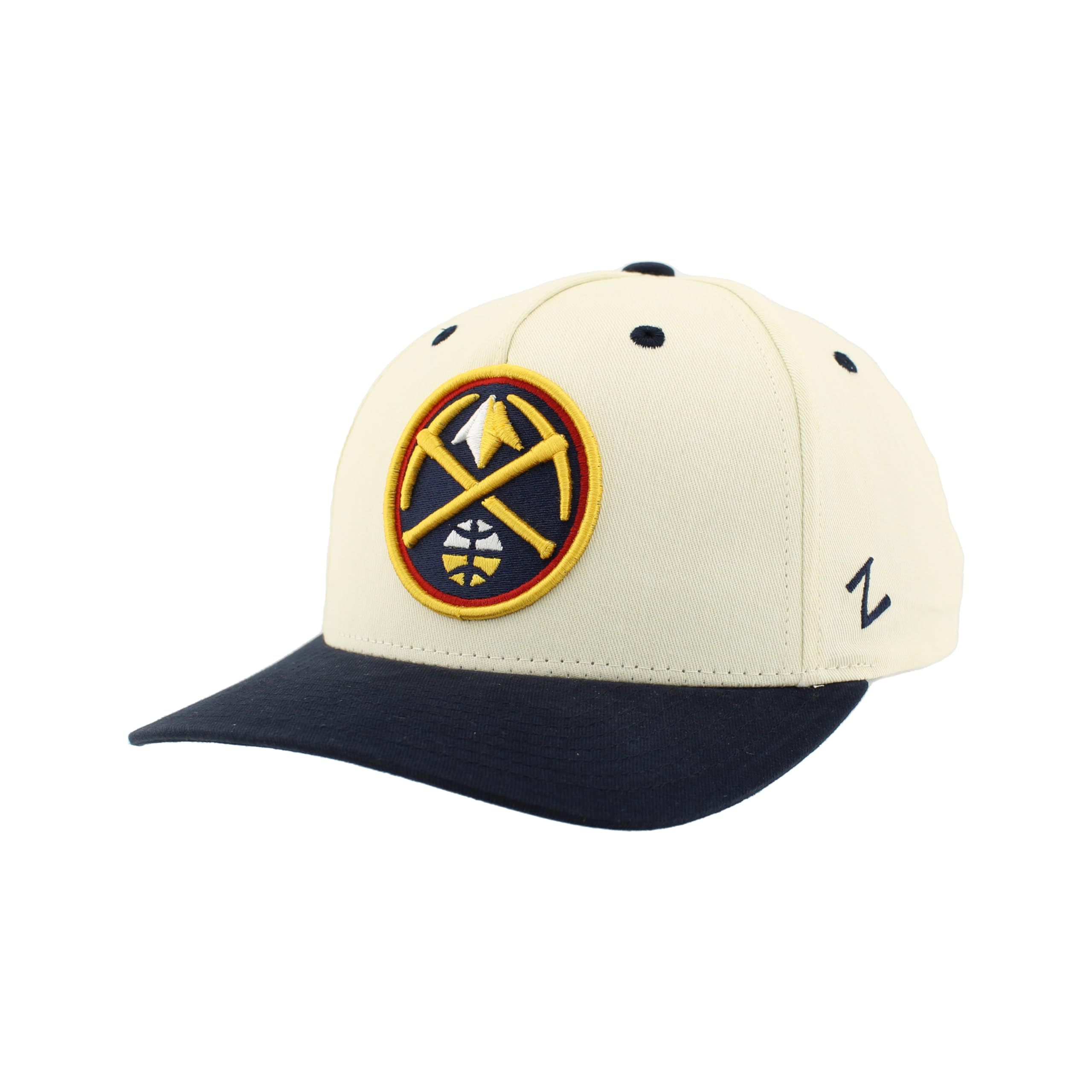ZHATS Unisex's NBA Officially Licensed Adjustable Snapback Hat Marquee Ivory, One Size