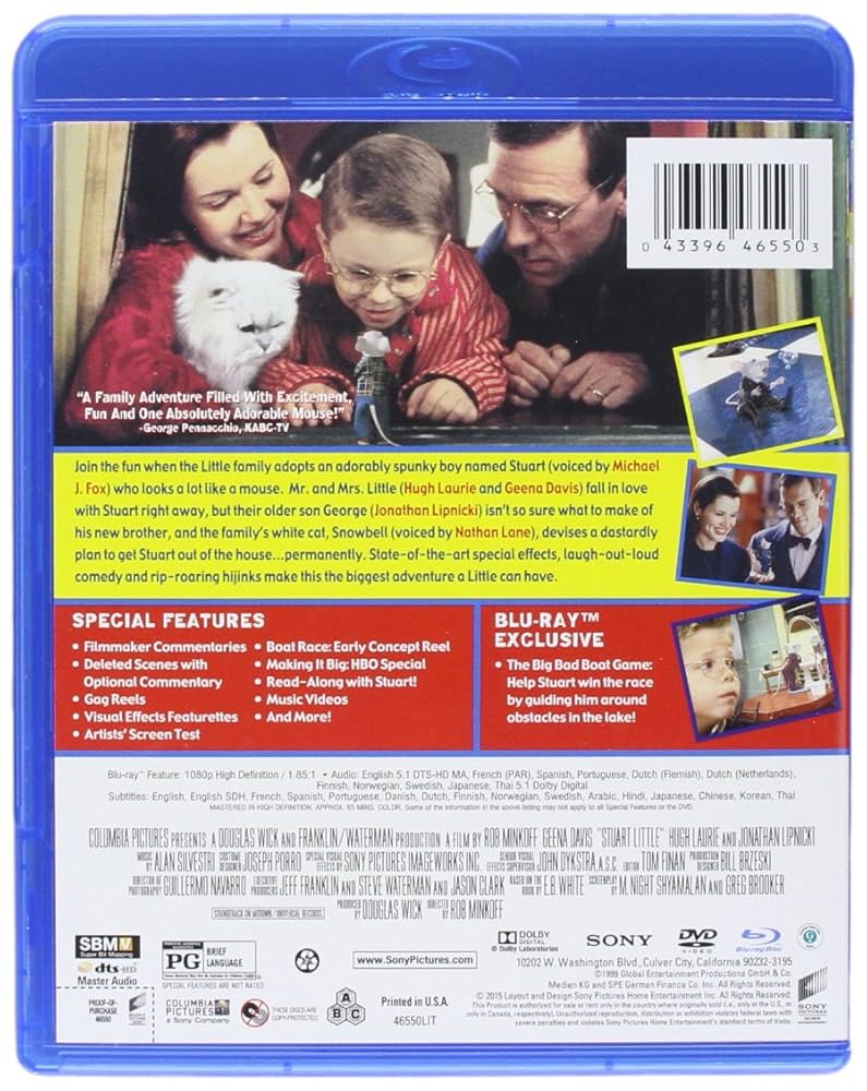 Amazon.com: Stuart Little : Geena Davis, Hugh Laurie