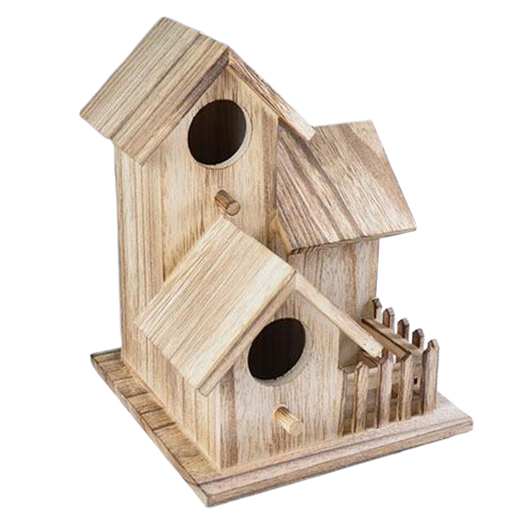 Nichoir en bois extérieur haut de gamme avec porche de protection