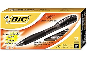 BIC Grip Roller Retractable Ballpoint Pen