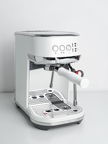 Miniatura 2 de Normcore Portafiltro sin fondo de 2.126 in - Portafiltro desnudo sin fondo - Revestimiento antiadherente blanco - Cesta de filtro incluida -