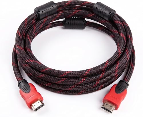 10m Braided HDMI Cable for TV, Laptop, Monitor, Projector & Gaming Console