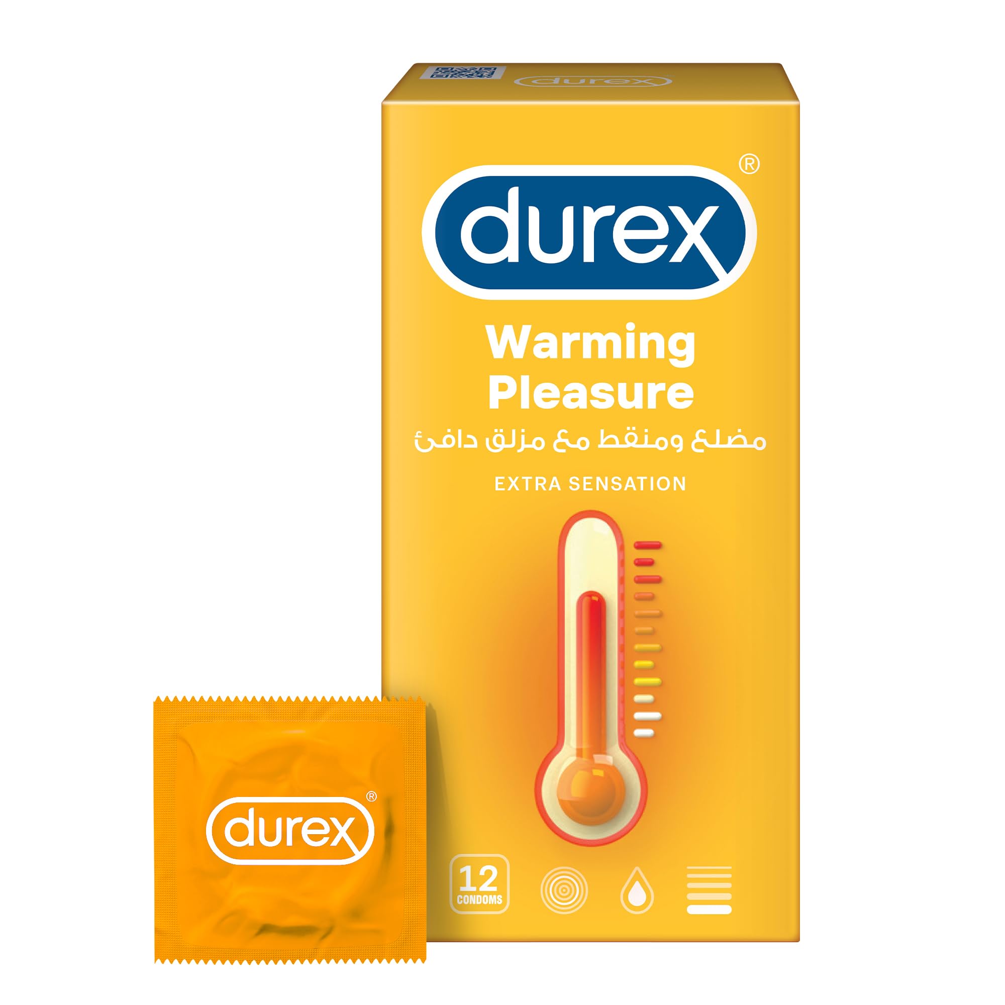 Warming Pleasure Condom - Pack Of 12