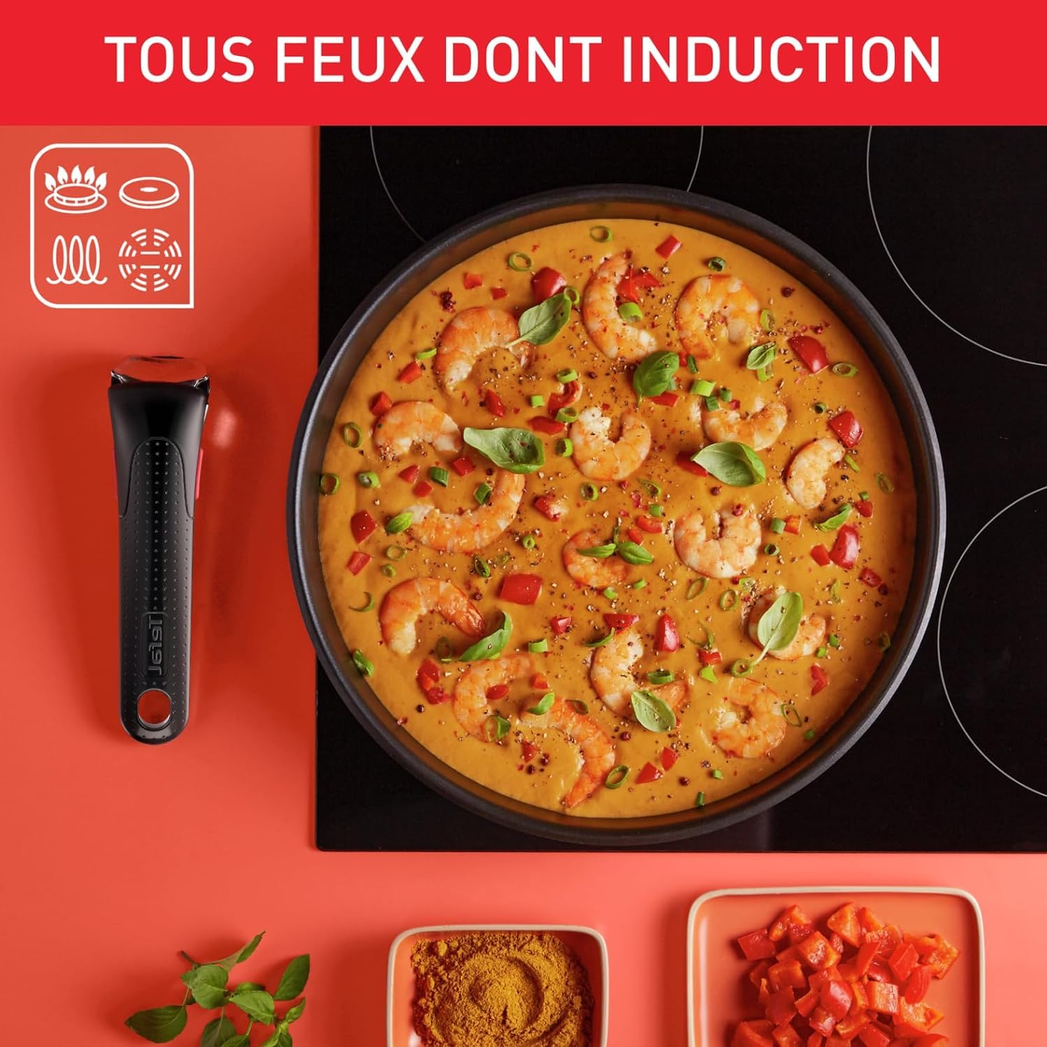 Set poêles et casseroles L896SD04