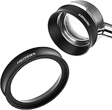 Normcore 58mm Magnetic Dosing Funnel - Espresso Coffee Dosing Ring - 15mm Anodized Aluminum with 9 magnetized Steel Compatible with 58mm Portafilter