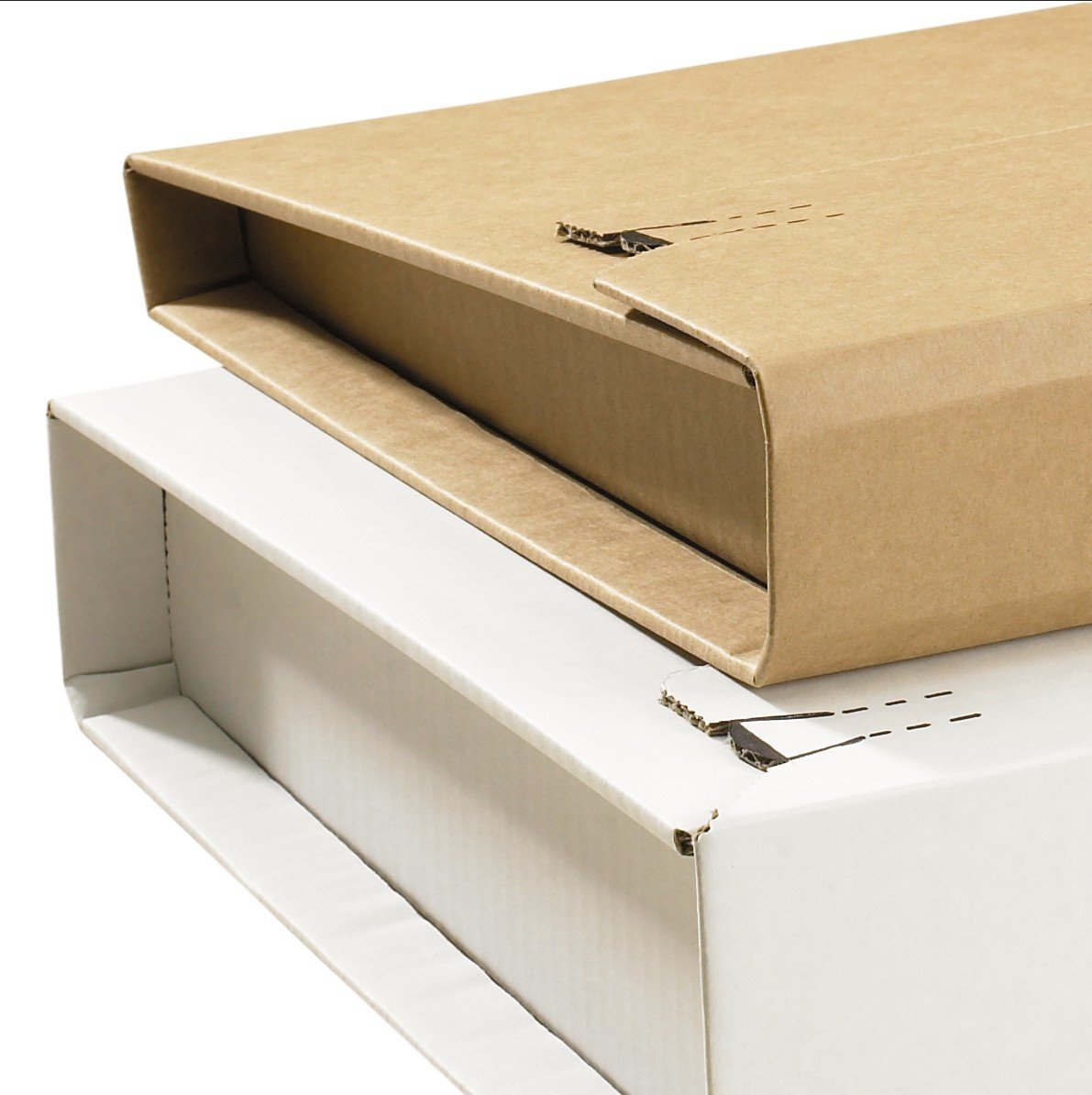 Ordnerversandverpackung Premium PP O06.01 aus Wellpappe, DIN A4, 320 x 290 x bis 80 mm, 20-er Pack, weiß