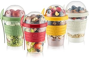 Overnight Oats Containers with Lids & Spoon: Your Perfect Meal Prep Solution