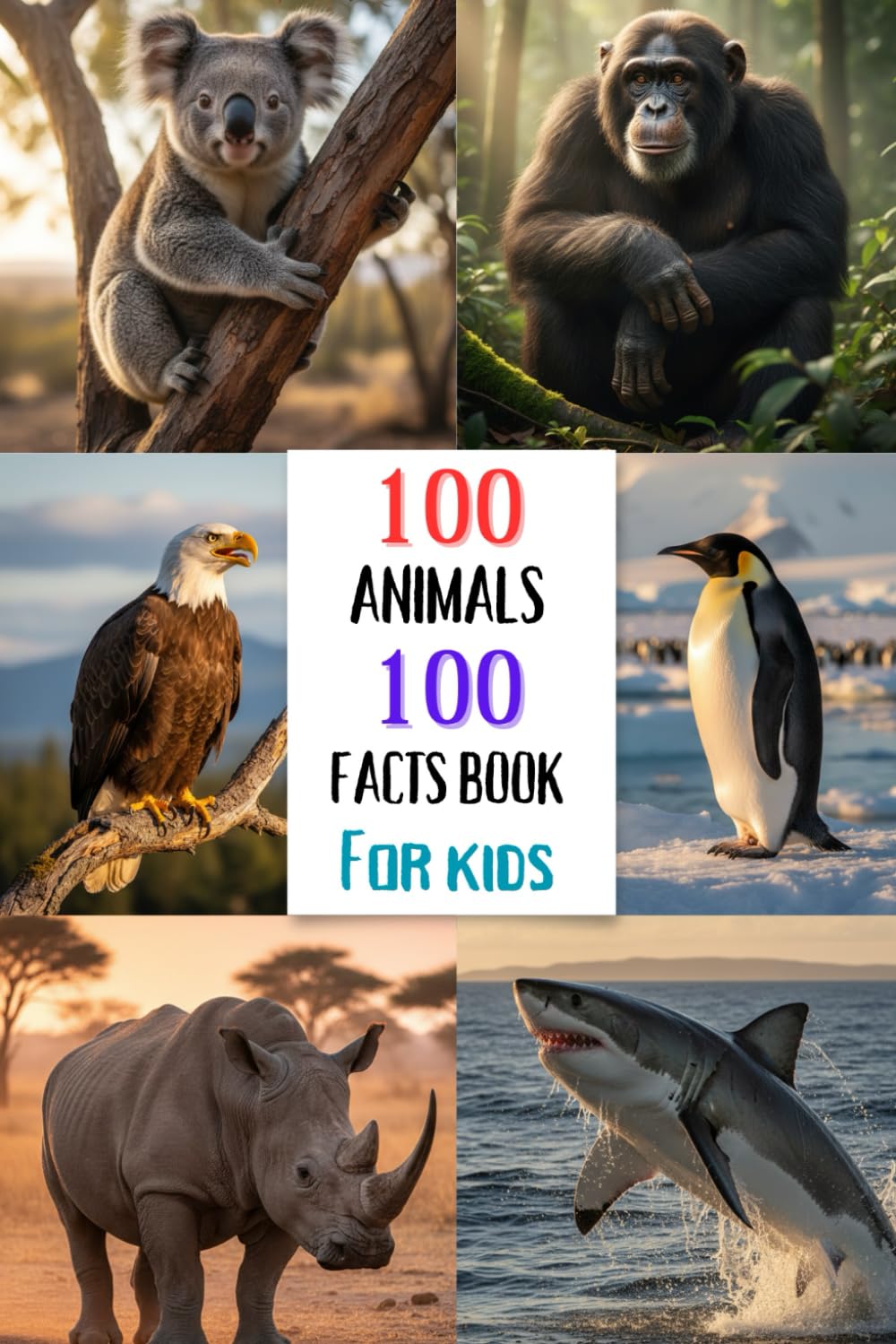 100 Animals 100 Facts Book For kids